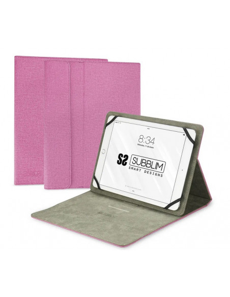 FUNDA TABLET SUBBLIM CLEVER STAND CASE 10.1 PINK