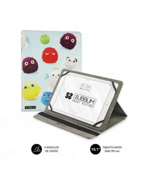 FUNDA TABLET SUBBLIM TRENDY CASE 10.1 FURRY