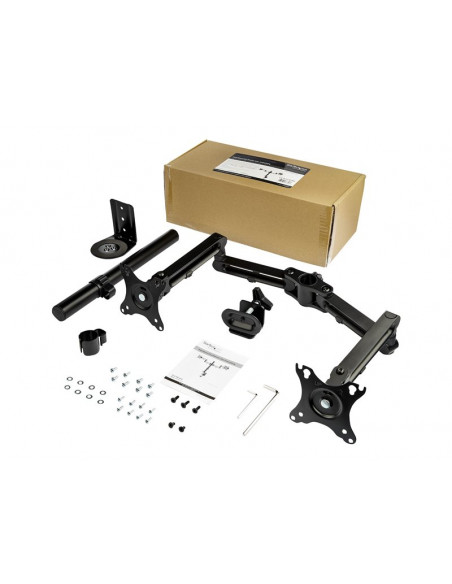 SOPORTE MONITOR VERTICAL DOBLE STARTECH HASTA 32 BLACK