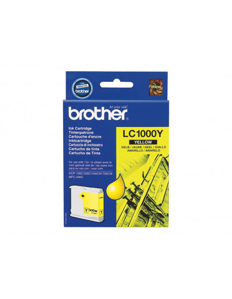 CARTUCHO BROTHER LC1000 YELLOW 130C/330C/540CN/560CN/750CW/240C/440CN/465C/660CN/845CW