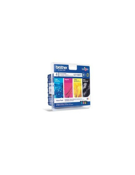 CARTUCHO BROTHER LC1100 MULTIPACK GRAN CAPACIDAD 6690CW/5890CN/6490CW/6890CDW
