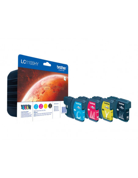 CARTUCHO BROTHER LC1100 MULTIPACK GRAN CAPACIDAD 6690CW/5890CN/6490CW/6890CDW