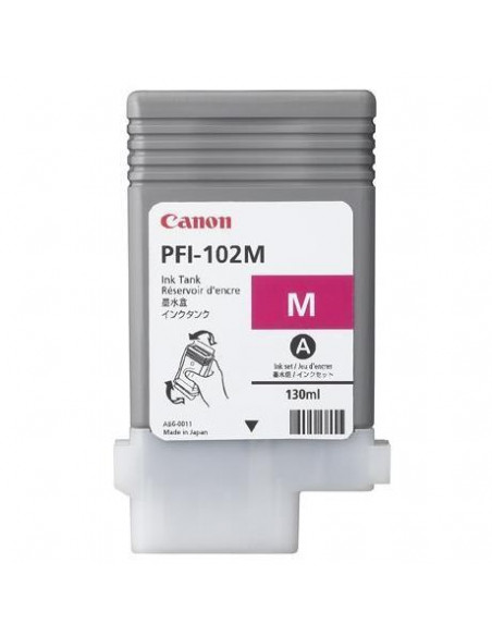 CARTUCHO CANON PFI-102 MAGENTA IPF500 IPF510 IPF600 IPF605 IPF610 IPF655 IPF700 IPF710 IPF720