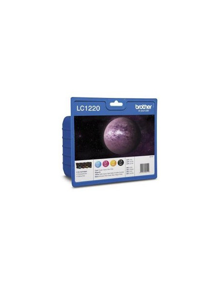 CARTUCHO BROTHER LC1220 MULTIPACK DCP-J525W J725DW J925DW MFC-J430W J625DW J825DW
