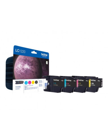 CARTUCHO BROTHER LC1220 MULTIPACK DCP-J525W J725DW J925DW MFC-J430W J625DW J825DW