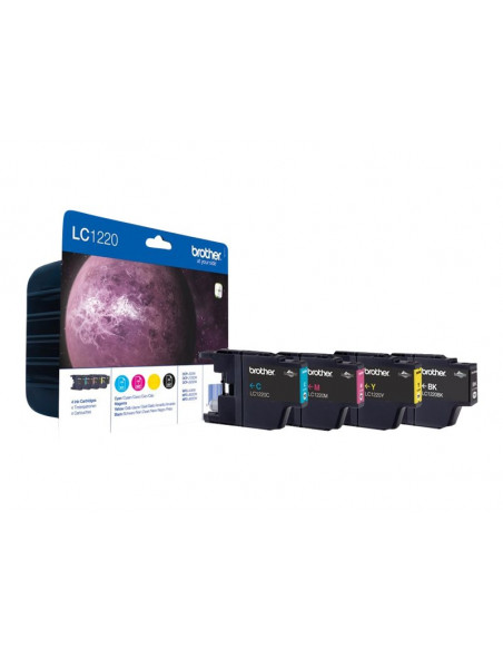 CARTUCHO BROTHER LC1220 MULTIPACK DCP-J525W J725DW J925DW MFC-J430W J625DW J825DW