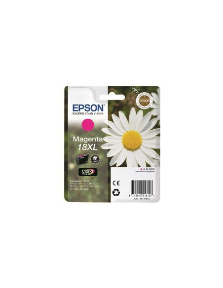 CARTUCHO EPSON 18XL MAGENTA XP-102 XP-202 XP-205 XP-302 XP-305 XP-402 XP-405